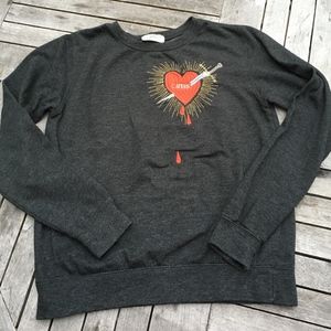 Locher's L'amour embroidered sweatshirt